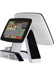 ZHONGJI® A7 Set-Double Touch Screen All-In-One POS Cash Register With Handheld S