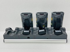 X3 SYMBOL PDT8046 BARCODE SCANNER w/ CRD8000-4000E &BATTERIES / USED