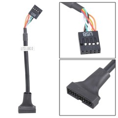 20Pin USB3.0 to 9Pin USB2.0 Internal Cable USB3.0 Header to USB2.0 Adapter Cable