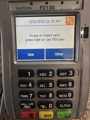 First Data FD130 EMV Contactless Credit Card Terminal Dial/IP WIFI