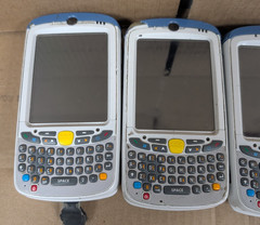 (LOT OF 4) Symbol MC55A0-H70SWQQA9WR Barcode Scanner W/CHARGING DOCK (UNTESTED)
