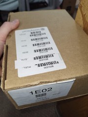 Pitney Bowes branded Symbol barcode scanner 1E02 with stand USB 2.0