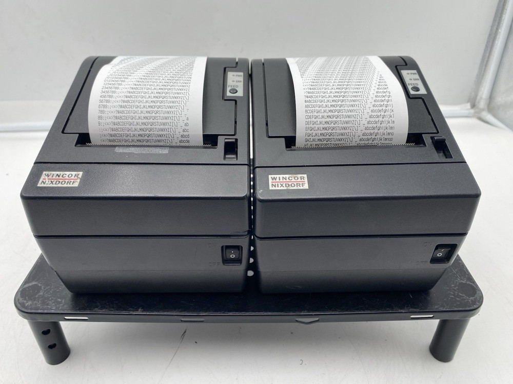 Lot of 2 Wincor Nixdorf TH200E POS THERMAL PRINTER