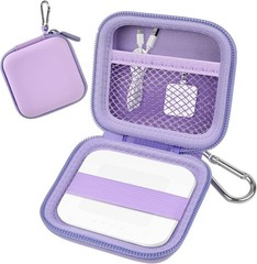 Durable Purple Card Reader Case with Carabiner for Square EMV Payment Solutions