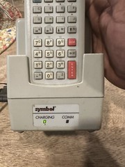 Symbol PDT 3100 Wireless with Cradle and Charger Missing Battery, Works !! Read!