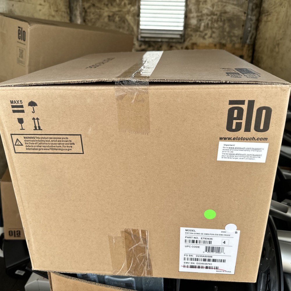 Sealed * Elo Pay Z30 POS Terminal 15.6″ HD Touchscreen P/N: ESY1514