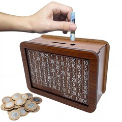 Money Saving Challenge $1000 Piggy Bank Cash Coin Box Money Bank With Counter