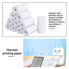 57x25mm Thermal Paper Roll Receipt Paper for Mobile POS 58mm Thermal Printer -10