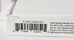 Square Credit Debit Card Reader for Magstripe (with Lightning Connector)
