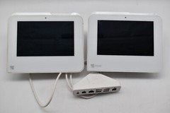 Lot of 2 Clover Mini POS System C300 Wi-Fi+ C301 3G+ 1x USB-C Triangle Hub *READ