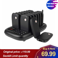 Retekess TD175 Restaurant Pager System Queuing 16 Buzzers Food Truck Cafe Club