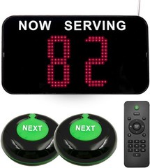 Number Calling System Take a Number System LED Queue Display Show Tickets Number