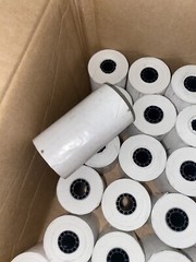 PM COMPANY Reciept Rolls 2.25 inch x 80 feet, white (count of 71)