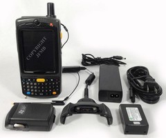 SYMBOL MC7596 MC75 Motorola Barcode Scanner WM6.1 WiFi GSM GPS +CHARGE KIT