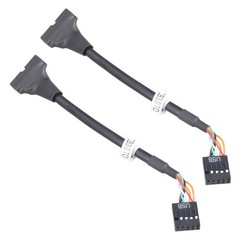 20Pin USB3.0 to 9Pin USB2.0 Internal Cable USB3.0 Header to USB2.0 Adapter Cable