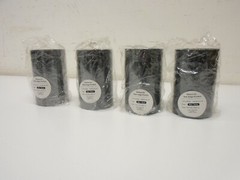 Lot of 4 Ribbon for Near Edge Printers 130mm x 600m Wax/Resin Inside Wound