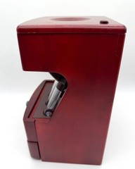 MAGNIF Deluxe Coin Sorter Wood CLASSIC CHERRY Box Lid Tubes Drawers