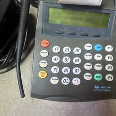 Lipman Nurit 2090 Credit Card Terminal 079-001-003 Wired with Power Adapter