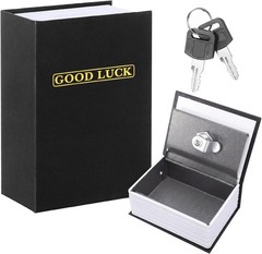 Metal Box for Gamblers, Pocket Winners Bank Casino Cash Lock Box with 2 Keys,…