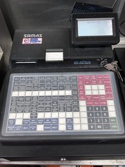 2 Sam4s SPS-340 Series POS Retail Cash Register Keys & Drawer Tested
