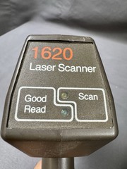 Vintage Intermec 9510 Barcode Reader & 1620 Laser Scanner + Fiber Optic Delay