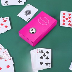 1 Pack Metal Box for Gamblers Pocket Sized Winner Bank Casino Cash Box with 2…