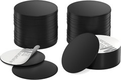 NFC Tags for Smart Solutions – 30 Pcs Round Black NTAG215 Stickers with Adhesive