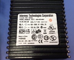 Intermec CV60 AC Wall Charging Kit 12V, 6A, 72W Barcode PN: 851-075-001