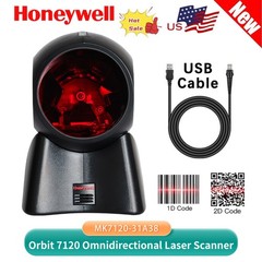 Honeywell Orbit MS7120 Omni Directional USB Barcode Scanner w Cable MK7120-31A38