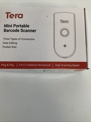 Tera 1200 Black Mini Handheld Portable Shockproof High Speed Barcode Scanner
