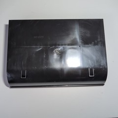 Vtg. MMF Industries Cash Metal Lock Box, no key 11″W x 7.75″D x 4″H