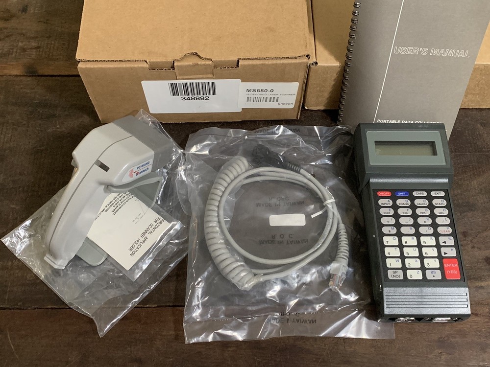 Unitech PT-805 Data Collection Terminal & MS580 Handheld Laser Scanner NEW!
