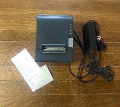 Epson TM-T88V M244A USB / Serial Thermal POS Receipt Printer w/ Power Supply