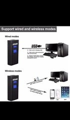 USB Bluetooth Barcode Scannersymcode 1D Mini Wireless Handheld Laser Barcode Sca