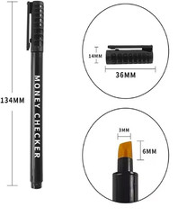Counterfeit Money Bill Detector Pen – Easy to Use and Reliable Universal Currenc