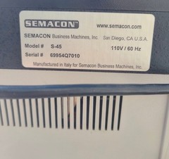 Semacon S-45 Electric Electronic Coin Counter 110V 60Hz Wired Metal