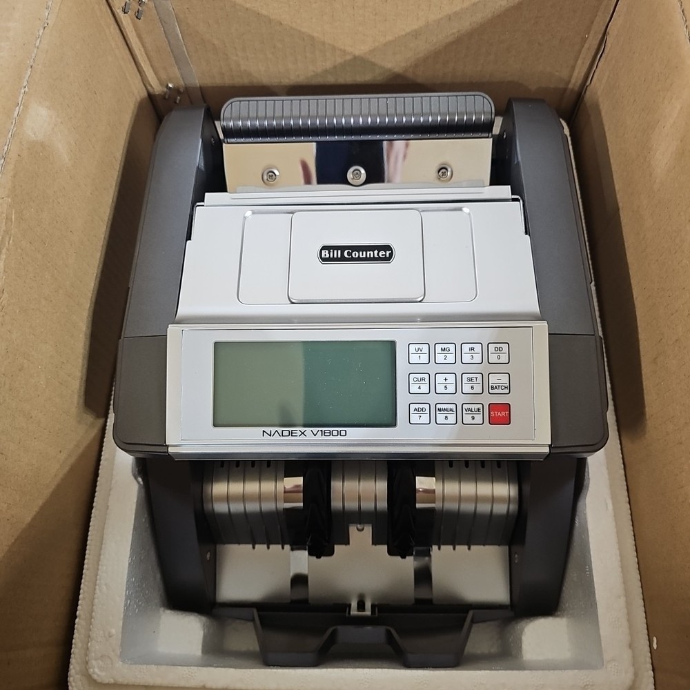 NADEX V1800 Money Counter and Counterfeit Detector Parts Only Not Working