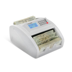 SILVER by AccuBANKER S1070 Bill Counter with 4-Point Counterfeit Money Detector