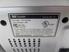 Royal Sovereign RBC-2100 Bill Counter
