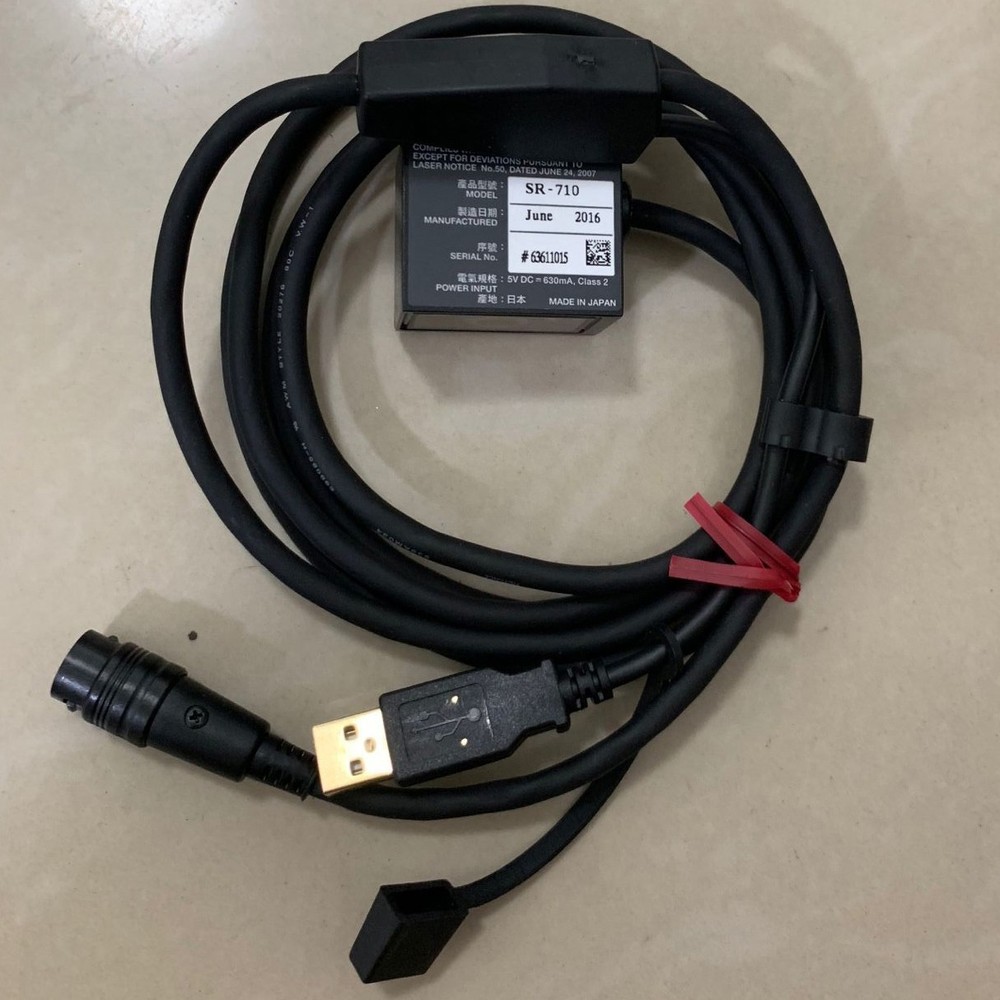 ONE USED KEYENCE SR-710 Bar code reader Quality assurance