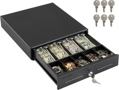 Small Business Cash Register Drawer with 4 Bill 5 Coin Slots