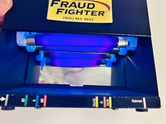 Fraud Fighter HD8X2 UV Backlight Fluorescence Counterfeit Fake Bill Detector