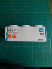 Thermal Receipt Paper Rolls 3.125″ x 190′ New Open Package 6 Rolls Made in USA