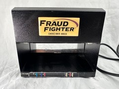 Fraud Fighter Counterfeit Detection Scanner UV-16 Model HD8X2-120A Tested Works