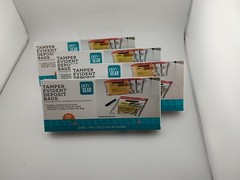 100 Tamper Evident Deposit Bags Don’t Trust Anyone 4 boxes of 25 NEW Unopened