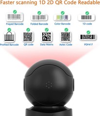 NetumScan Automatic Omnidirectional Desktop Barcode Scanner, Hands-Free USB W…