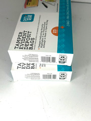 37 Tamper Evident Deposit Bags 1 Full Box and 1 Open Box of 12 Size 9×12 NEW