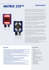 Datalogic Matrix 220 385-010 Ultra-compact 1D 2D Area Imager Barcode Scanner