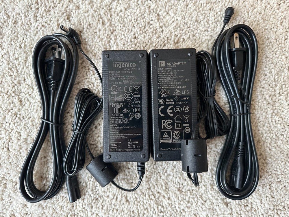 NEW Ingenico AC Adapters – LOT OF 2