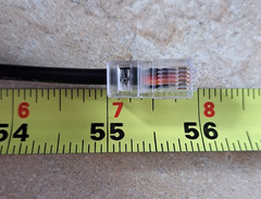 NCR 1639-K231 6-pin Coiled Scanner Serial Cable for Symbol Cyclone RJ50 10-pin